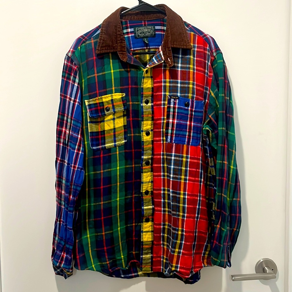 POLO Country - Cotton Plaid Shirt - SIZE L